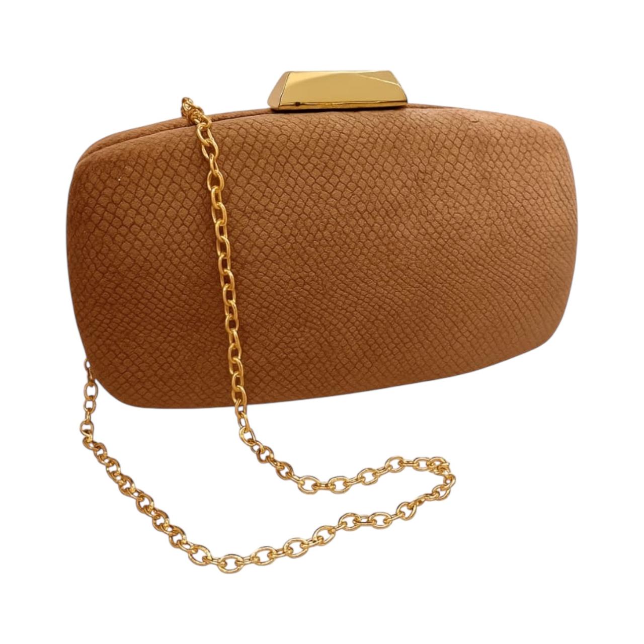 BOLSO CLUTCH TEXTURA SUEDE