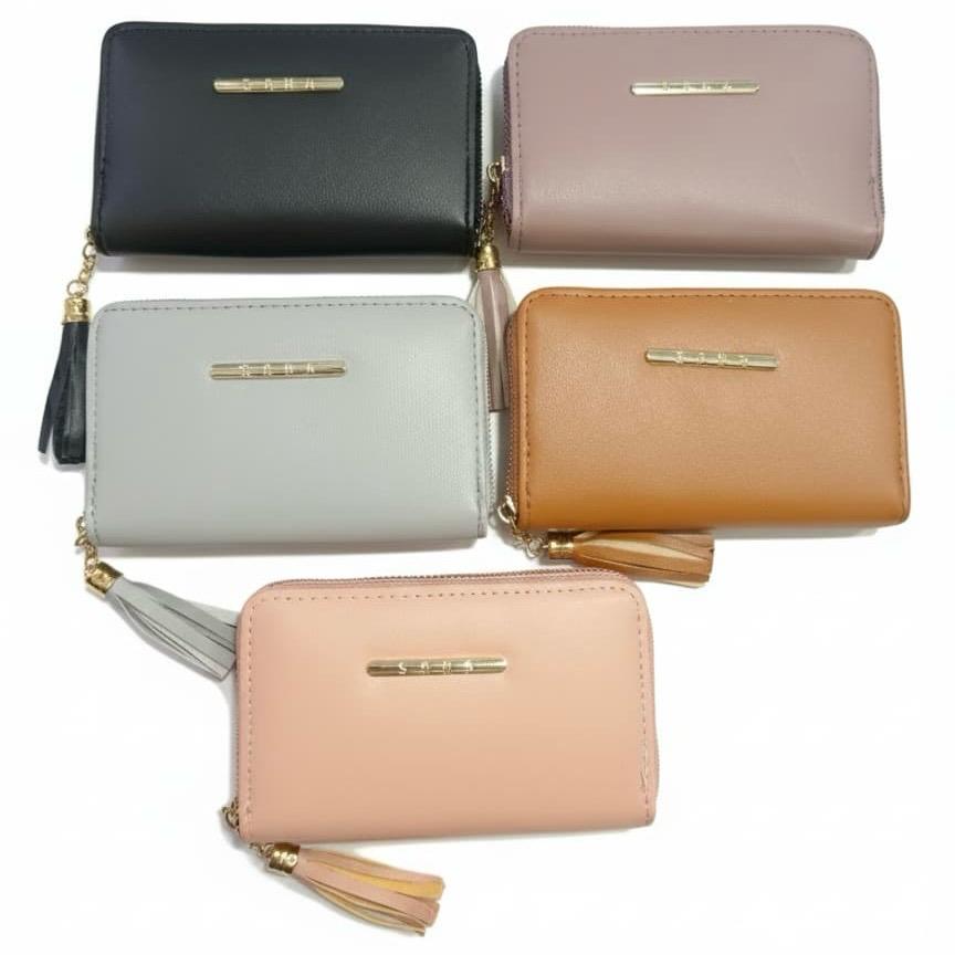 BILLETERA ZIP TASSEL