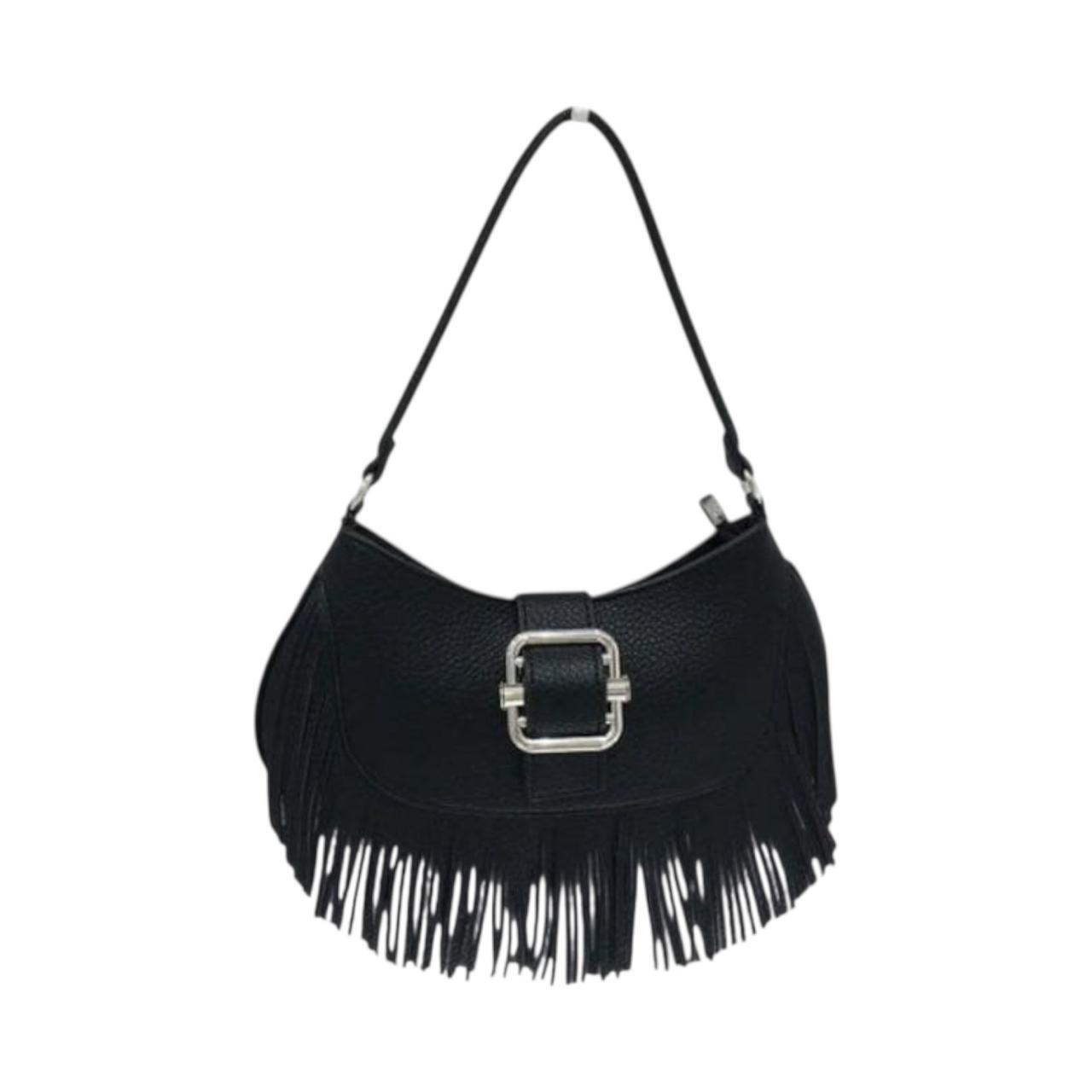 BOLSO BAGUETTE CON FLECOS
