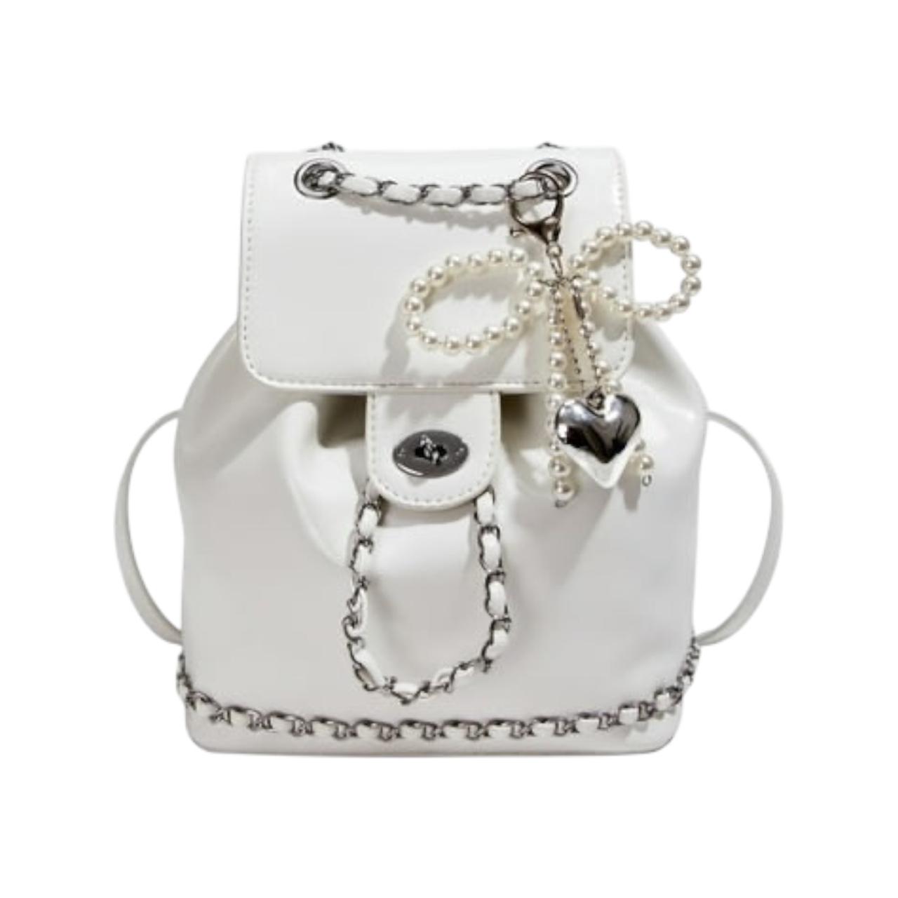 MOCHILA CHAIN & PEARLS