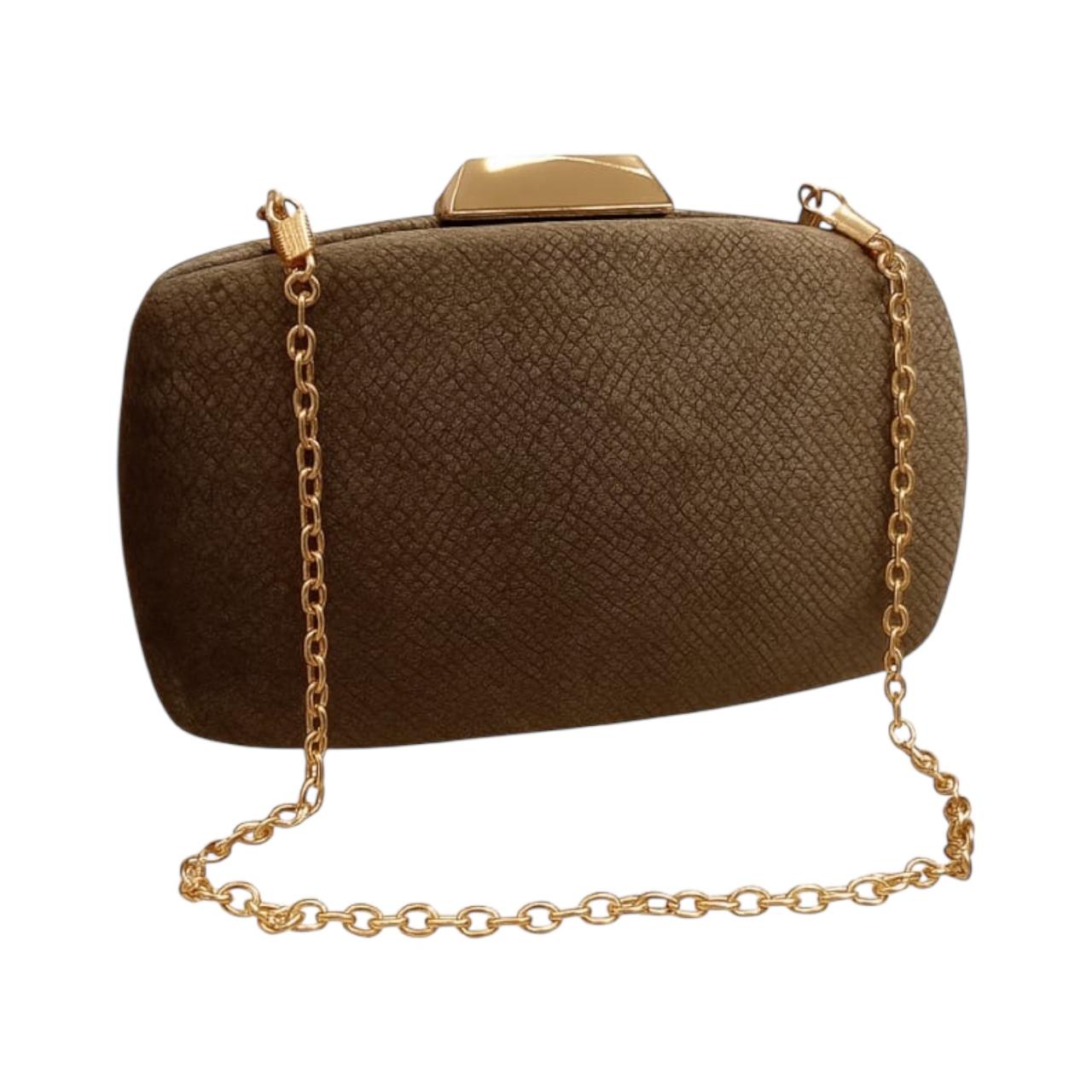 BOLSO CLUTCH TEXTURA SUEDE
