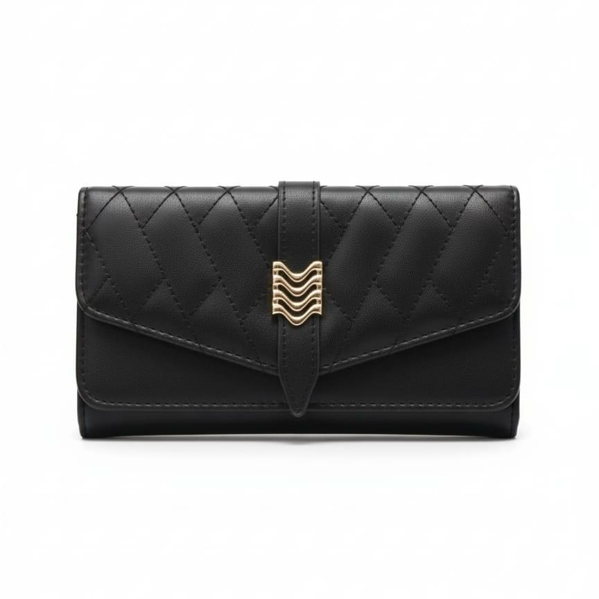 CARTERA CON BROCHE METÁLICO