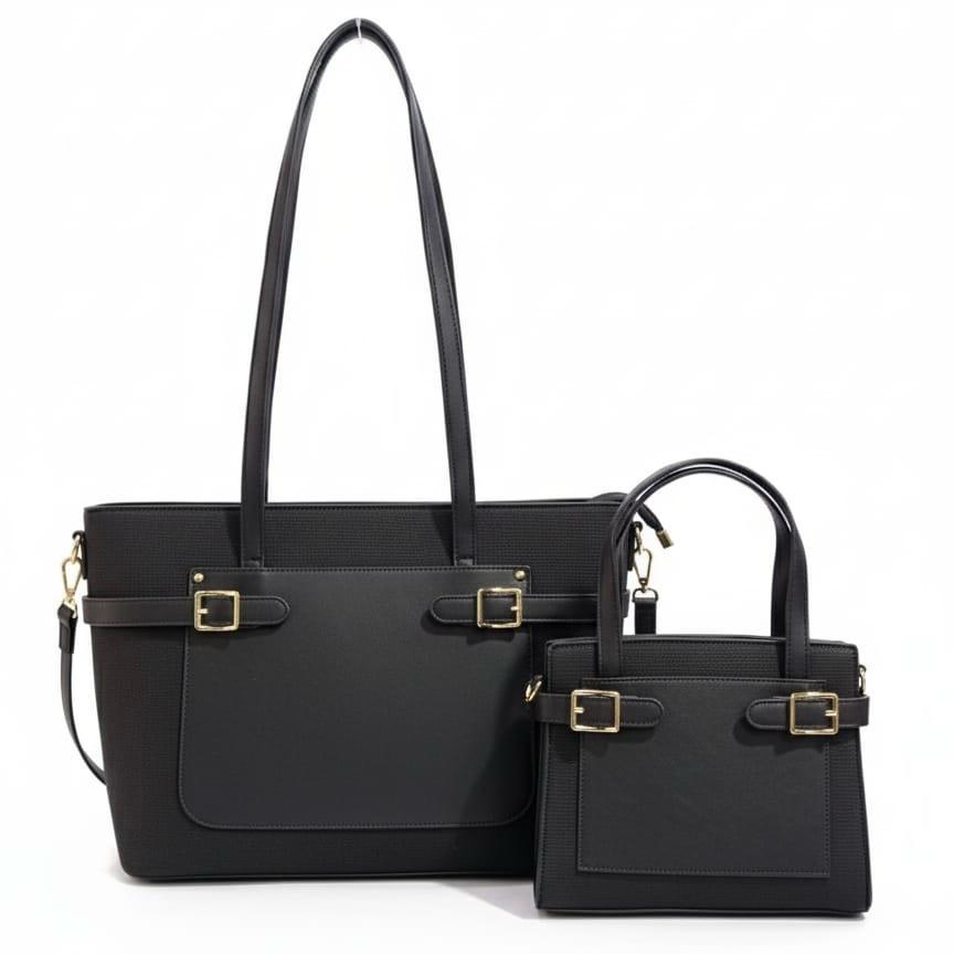 BOLSO DÚO CON HEBILLAS DORADAS