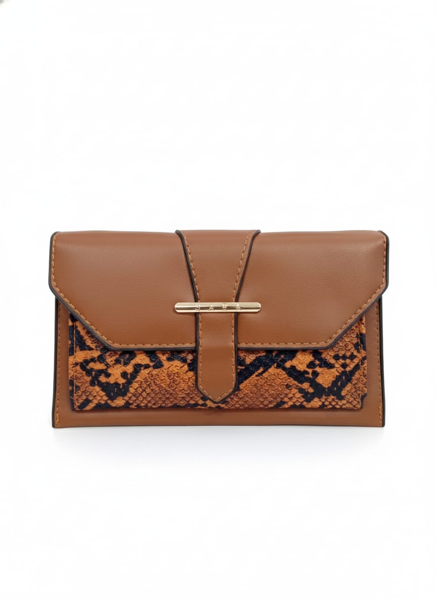 CARTERA CLUTCH ESTILO REPTIL